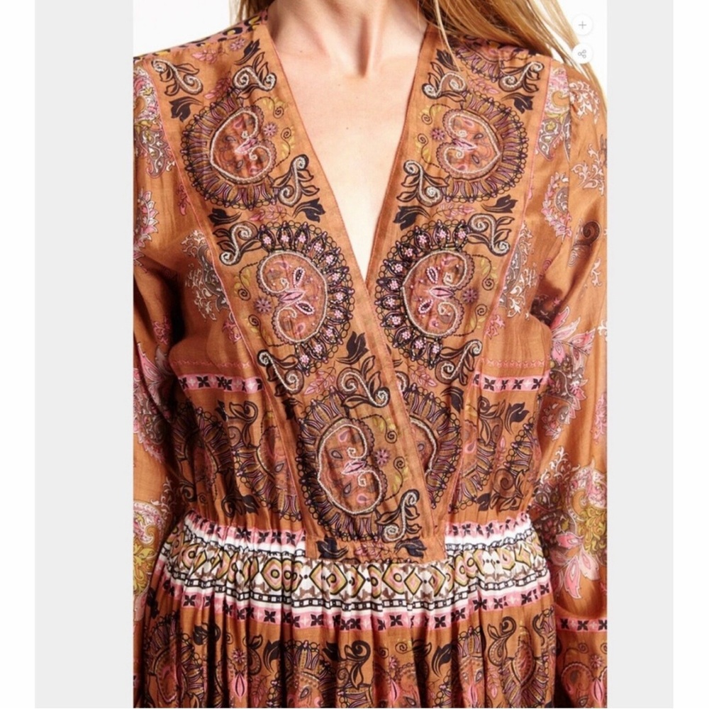 Aratta Boho Paisley Maxi Dress - Picture 2 of 9